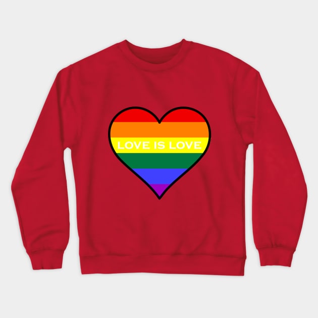 LGBT Pride Crewneck Sweatshirt by rousseaudanielle